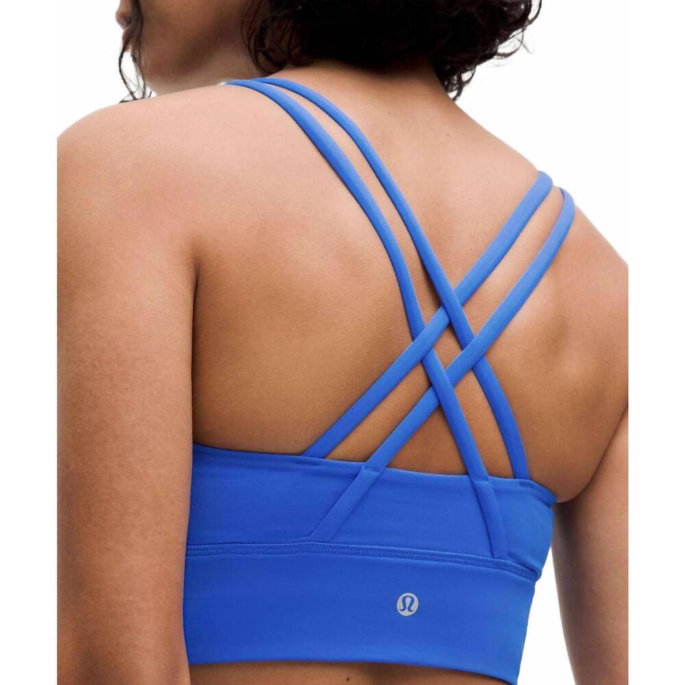 NEW LULULEMON energy longline bra in blue - Picture 3 of 5